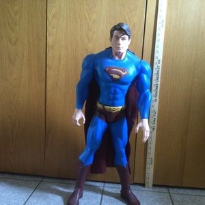 Vintage 30 Inch Superman Posable Action Figure